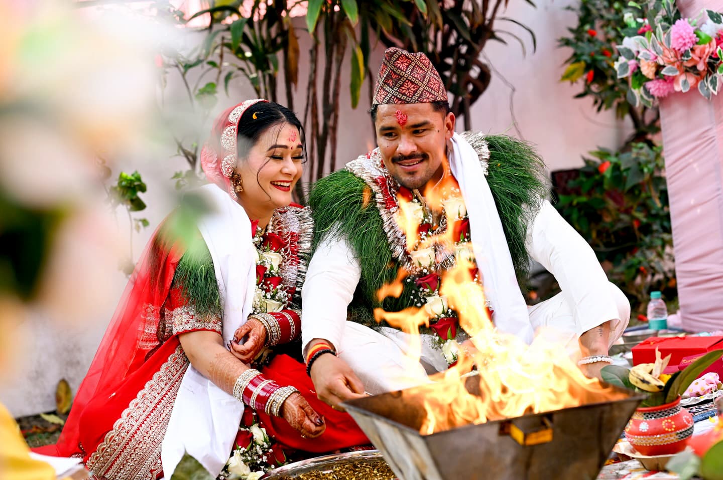 करण केसी र वर्षा बस्नेत वैवाहिक बन्धनमा