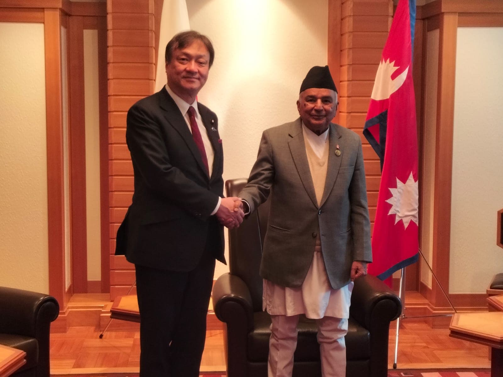  कूटनीतिक सम्बन्धको ७० औं वार्षिकोत्सव द्विपक्षीय सम्बन्धको कोशेढुङ्गा : राष्ट्रपति