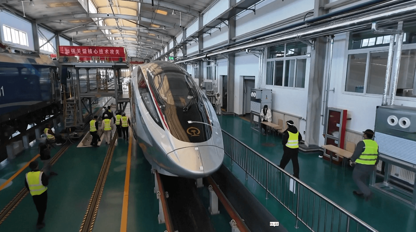 चीनको नयाँ हाई–स्पिड ट्रेन परीक्षणमा, ४५० किमी प्रतिघण्टा गति