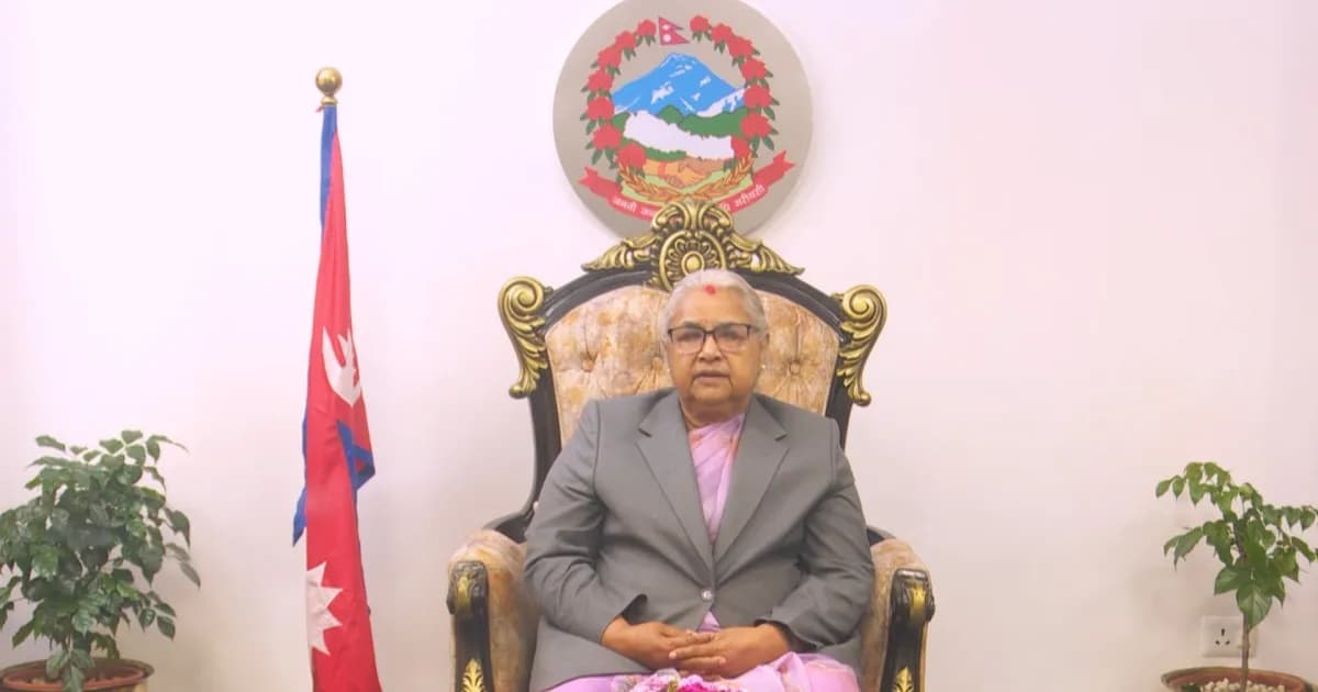 प्रधानमन्त्री कार्कीले राष्ट्रका नाममा सम्बोधन गर्दै 