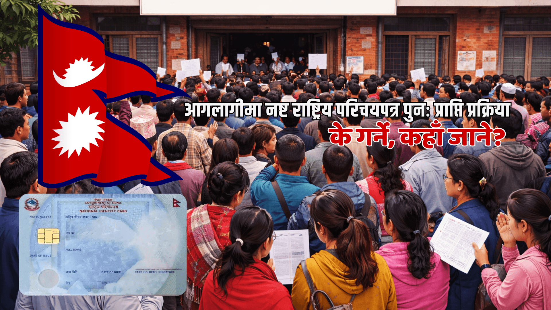 आगलागीमा नष्ट राष्ट्रिय परिचयपत्र पुनः प्राप्ति प्रक्रियाः के गर्ने, कहाँ जाने?