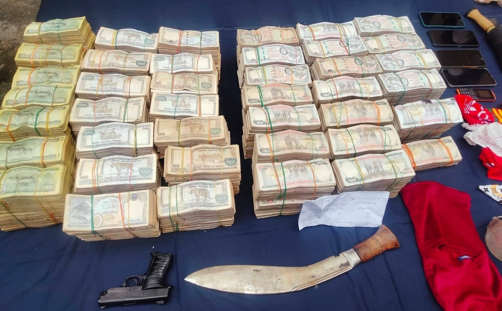 सिन्धुलीमा बैंक डकैती प्रकरण : योजनाकारसहित सात जना पक्राउ, २ करोड ६६ लाखभन्दा बढी रकम बरामद