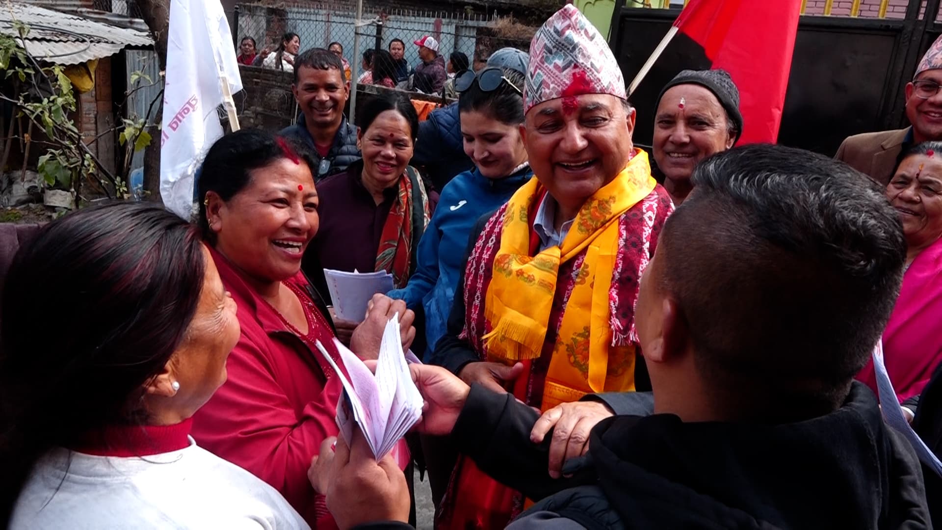 घरदैलोमा ईश्वर पोखरेल : राष्ट्रिय मुद्दालाई प्राथमिकता दिने उद्घोष