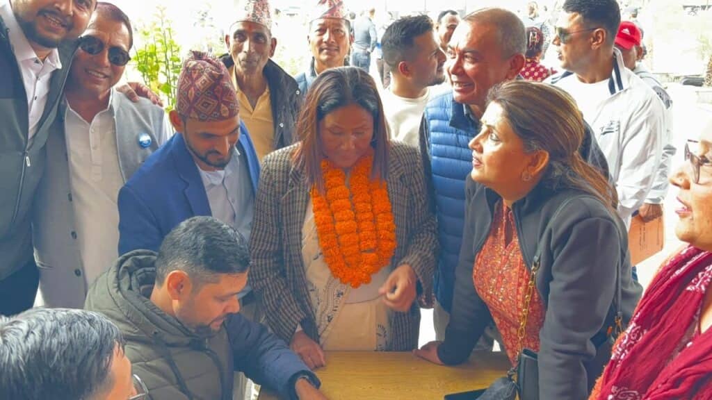 निवर्तमान उपसभामुख इन्दिरा राना मगरले गराइन् मनोनयन दर्ता