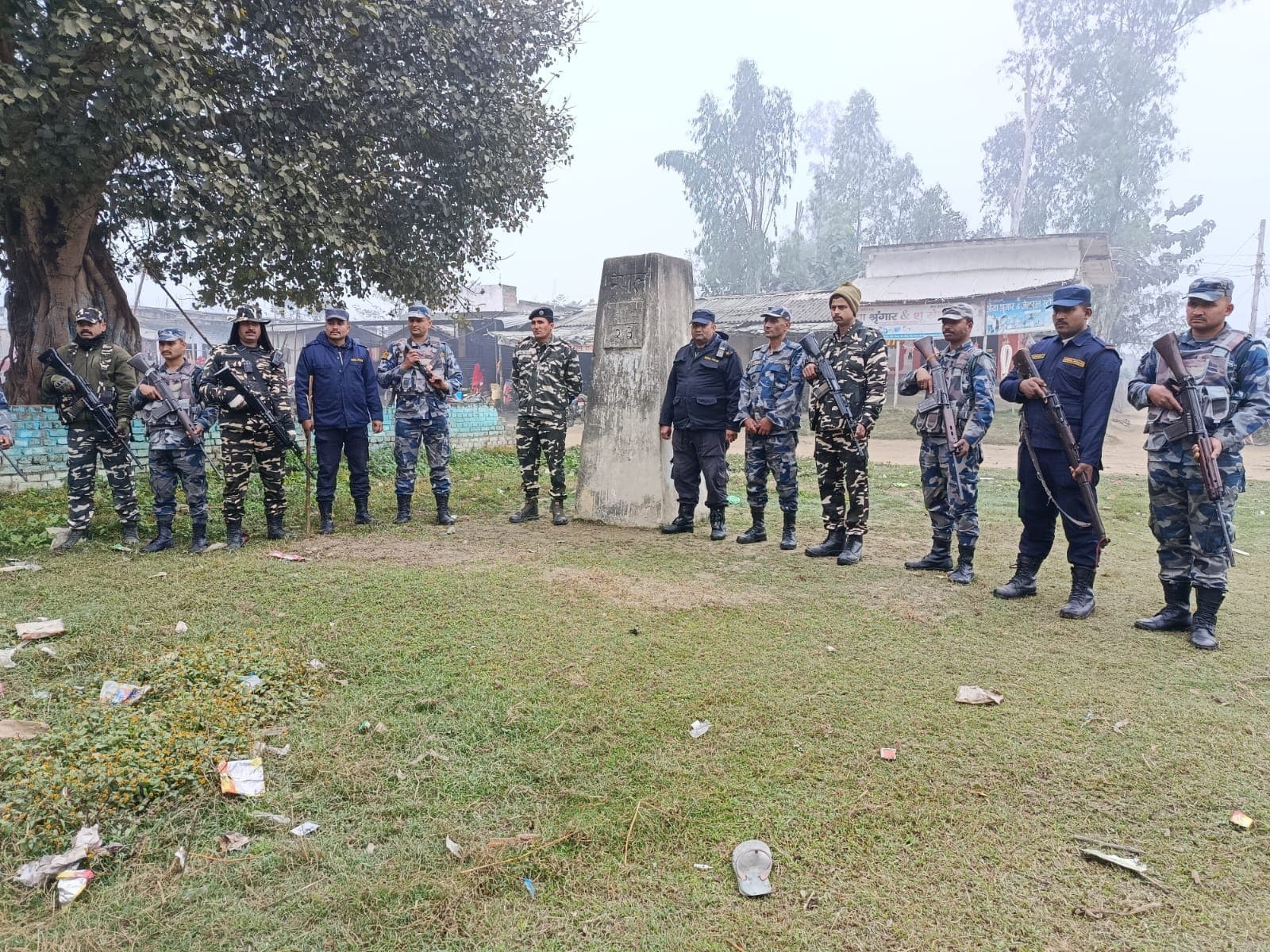 नेपाल–भारत सीमामा संयुक्त गस्ती