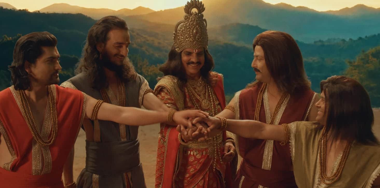 ‘पाँच पाण्डव’को पहिलो गीत सार्वजनिक, दाजुभाइको सम्बन्धलाई देखाउँदै हरिवंशदेखि आर्यनसम्म