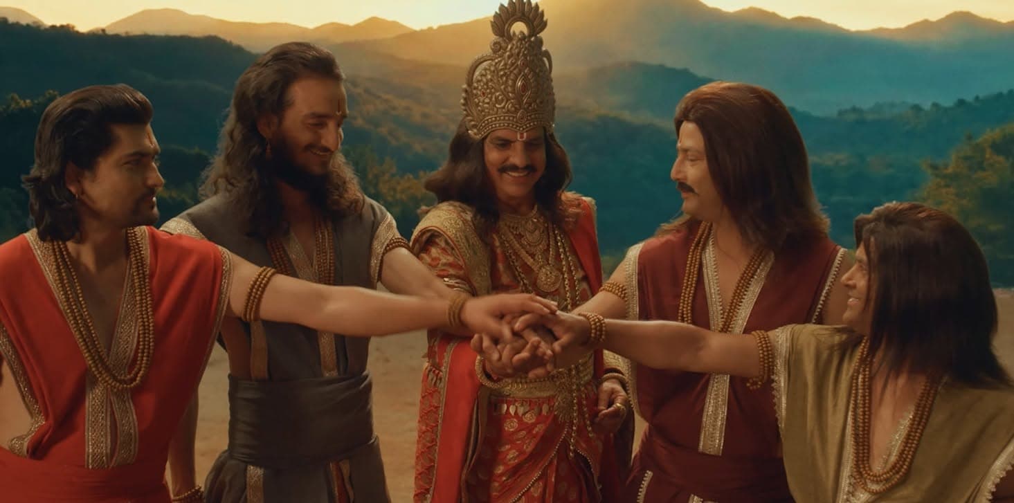 ‘पाँच पाण्डव’को पहिलो गीत सार्वजनिक, दाजुभाइको सम्बन्धलाई देखाउँदै हरिवंशदेखि आर्यनसम्म