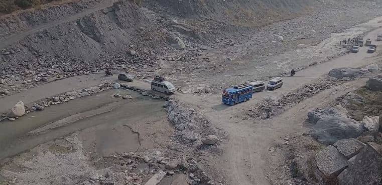 रोशी खोलाको खण्ड अहिले अत्यन्तै जोखिमपूर्ण