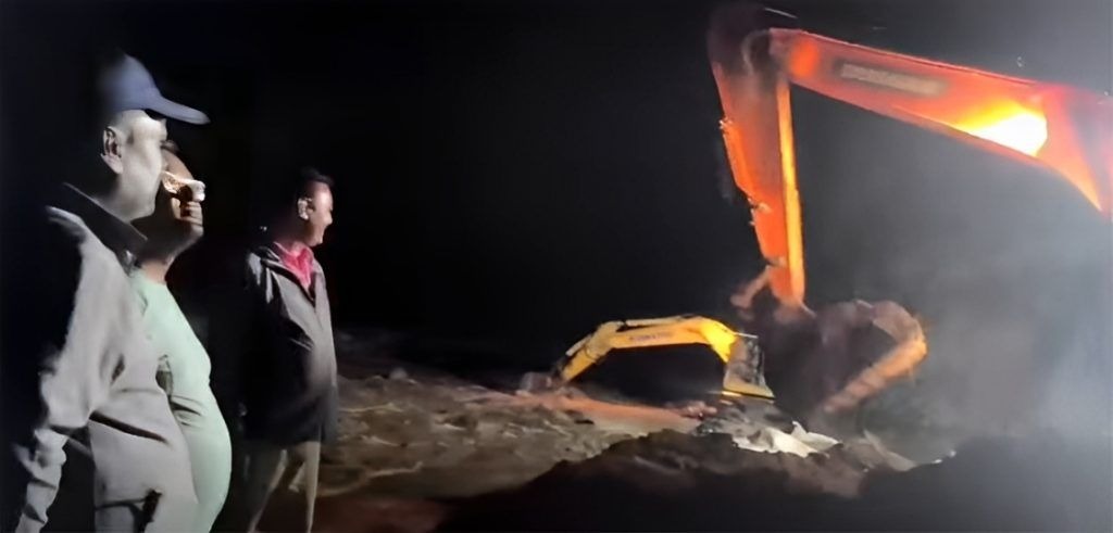 बिपी राजमार्गमा रातभरि काम, आजै यातायात सञ्चालनको तयारी