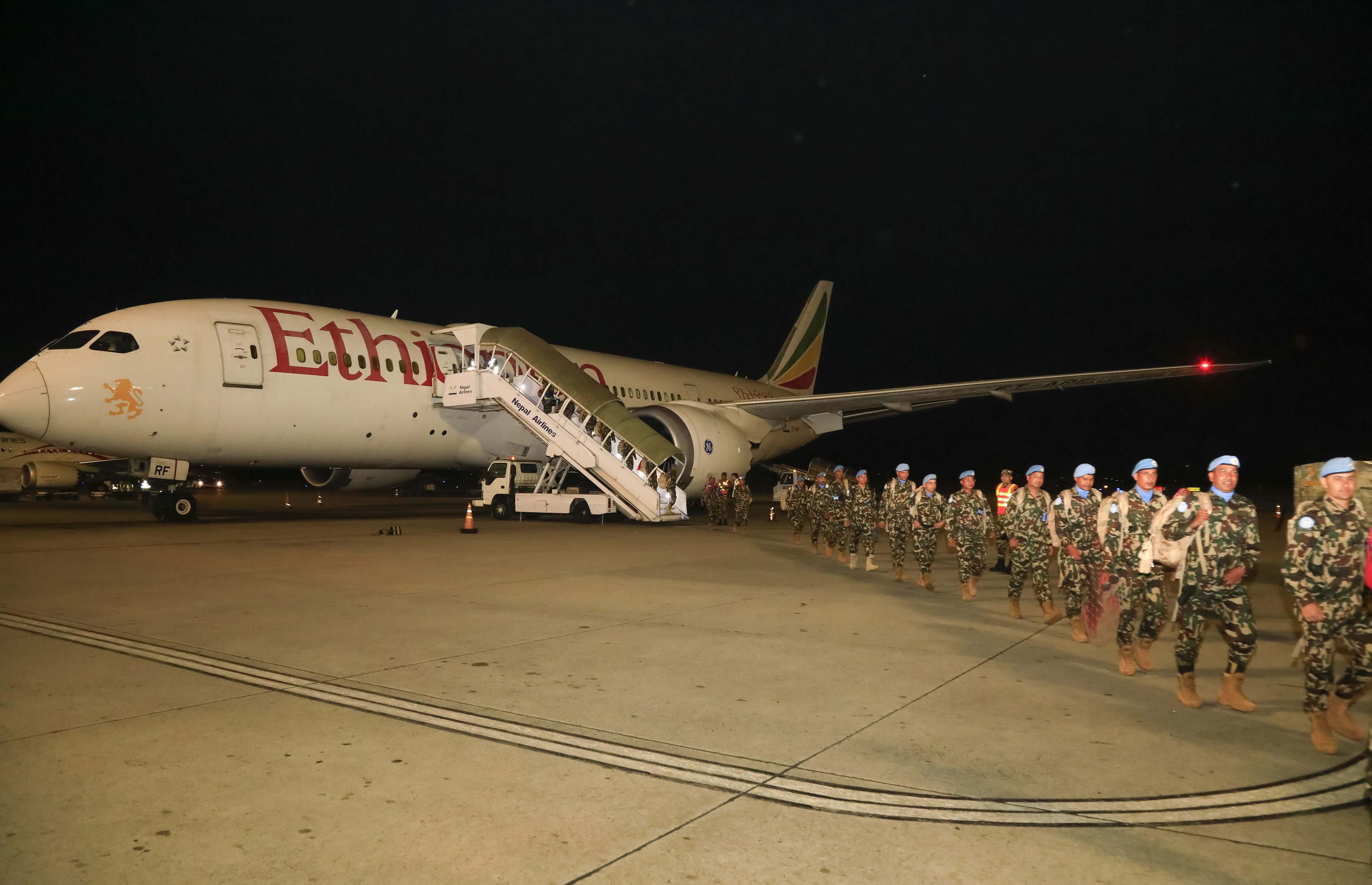 दक्षिण सुडानमा तैनाथ नेपाली शान्ति सैनिकहरुको अदलीबदली