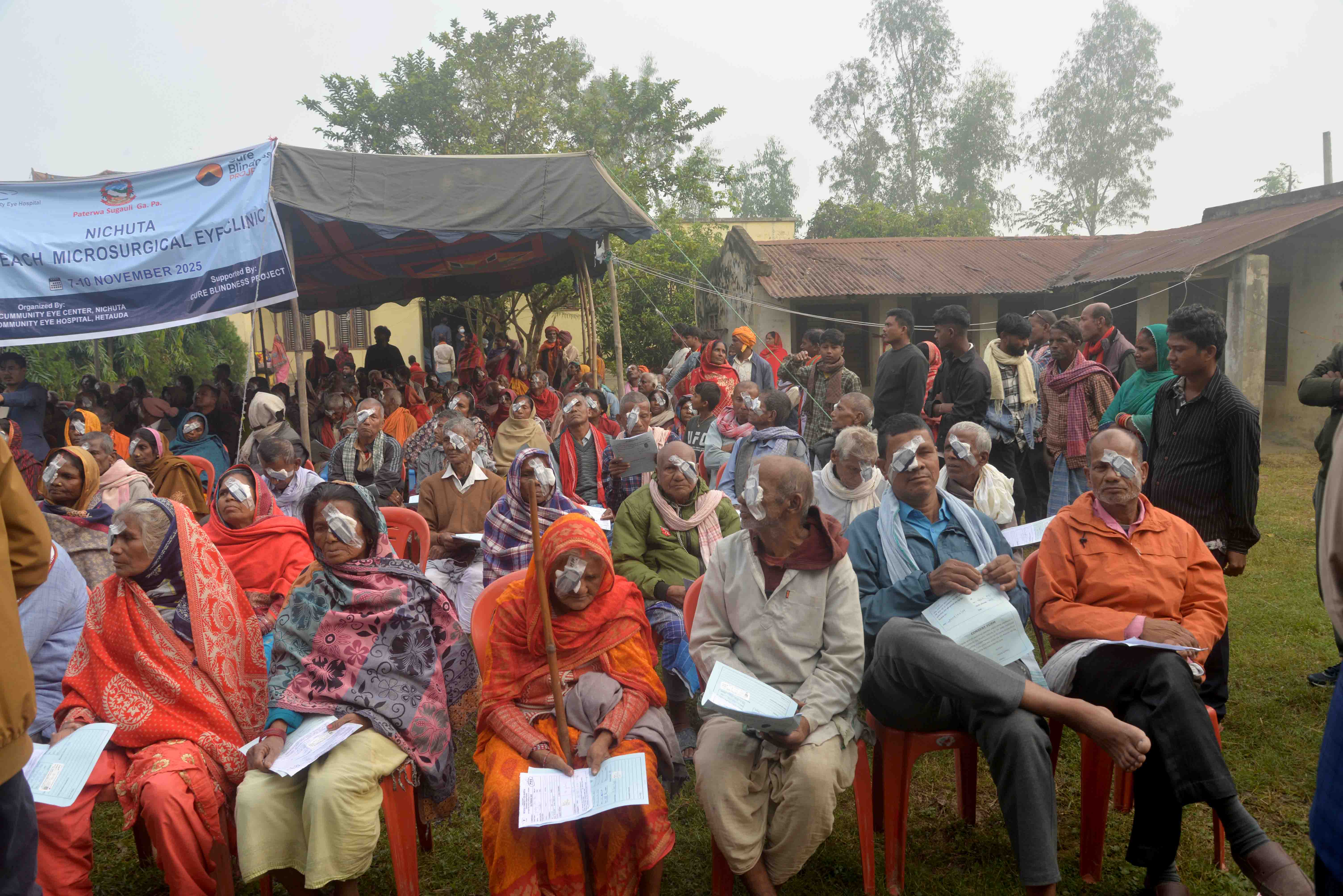 पटेर्वा सुगौलिद्वारा पाँच पालिकाका बासिन्दालाई मोतिविन्दुको निःशुल्क उपचार