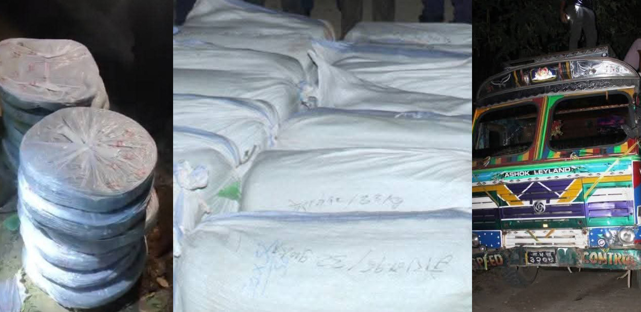 सिरहा लहानबाट ठूलो परिमाणको गाँजा सहित दुई जना पक्राउ